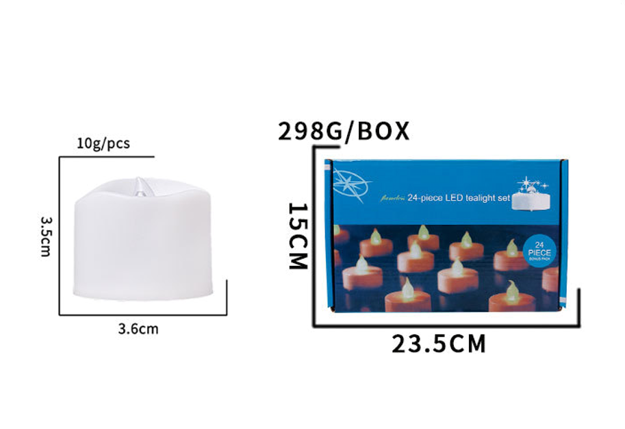 Homemory Tea Lights Candles Battery Operated, 6H Timer Built-in, Auto On Daily, Flameless LED Tealight Votives for Table Centerpieces, Lantern, Holida
