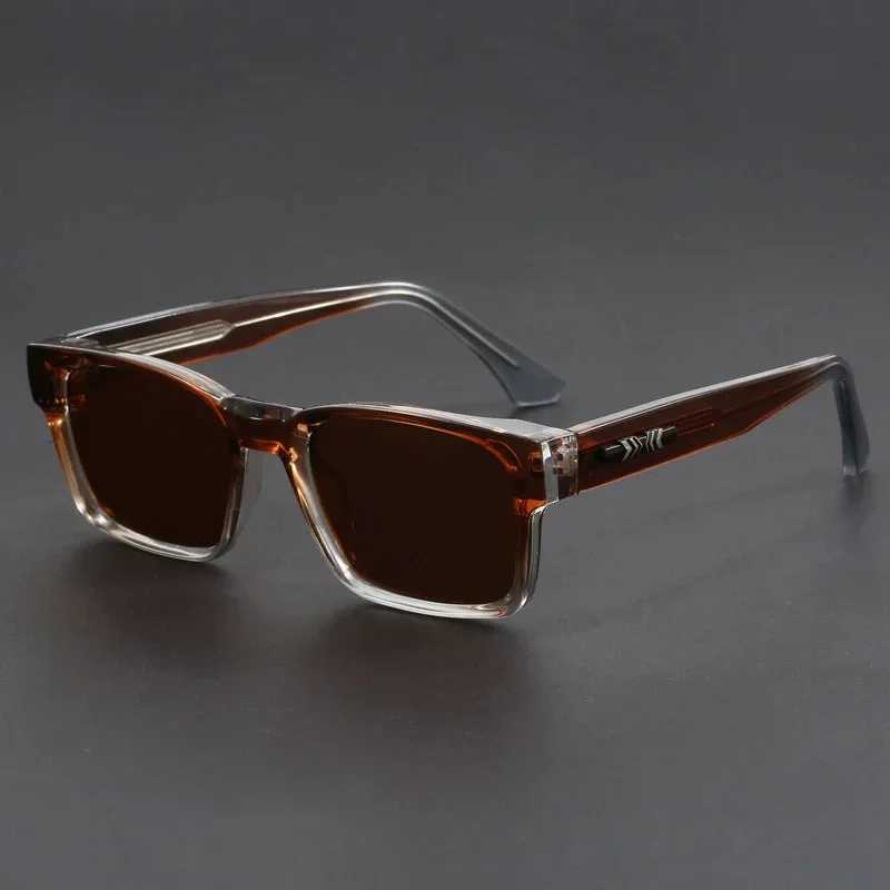 New Mens Advanced Ultra Light Coarse Frame Fashion Square Sunglasses Women Men Trendy Anti Mist Outdoor Driving Shades UV400XJ251014