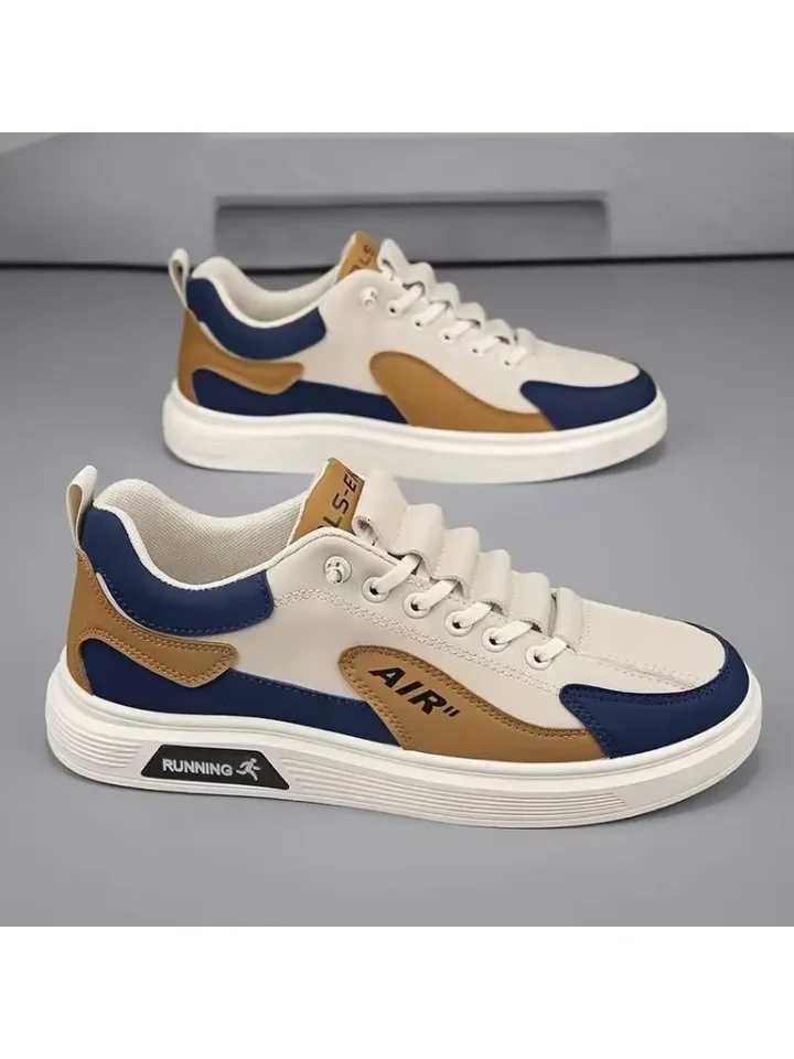 Spring and Autumn 2025 new luxury handsome mens shoes leather lowtop fashion trend running sports mens casual trend shoes Z251013