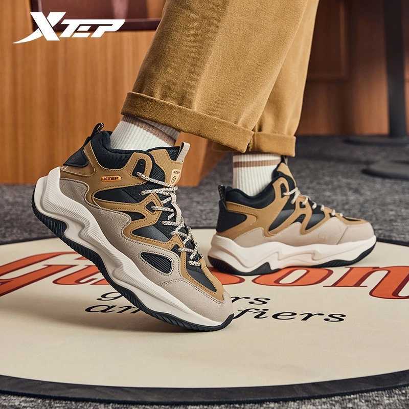 Xtep Lightning 50 Mens Cotton Shoes Plus Velvet Thickening Warm Waterproof Nonslip Outdoor Casual Sports Shoes 976419370016 C251014