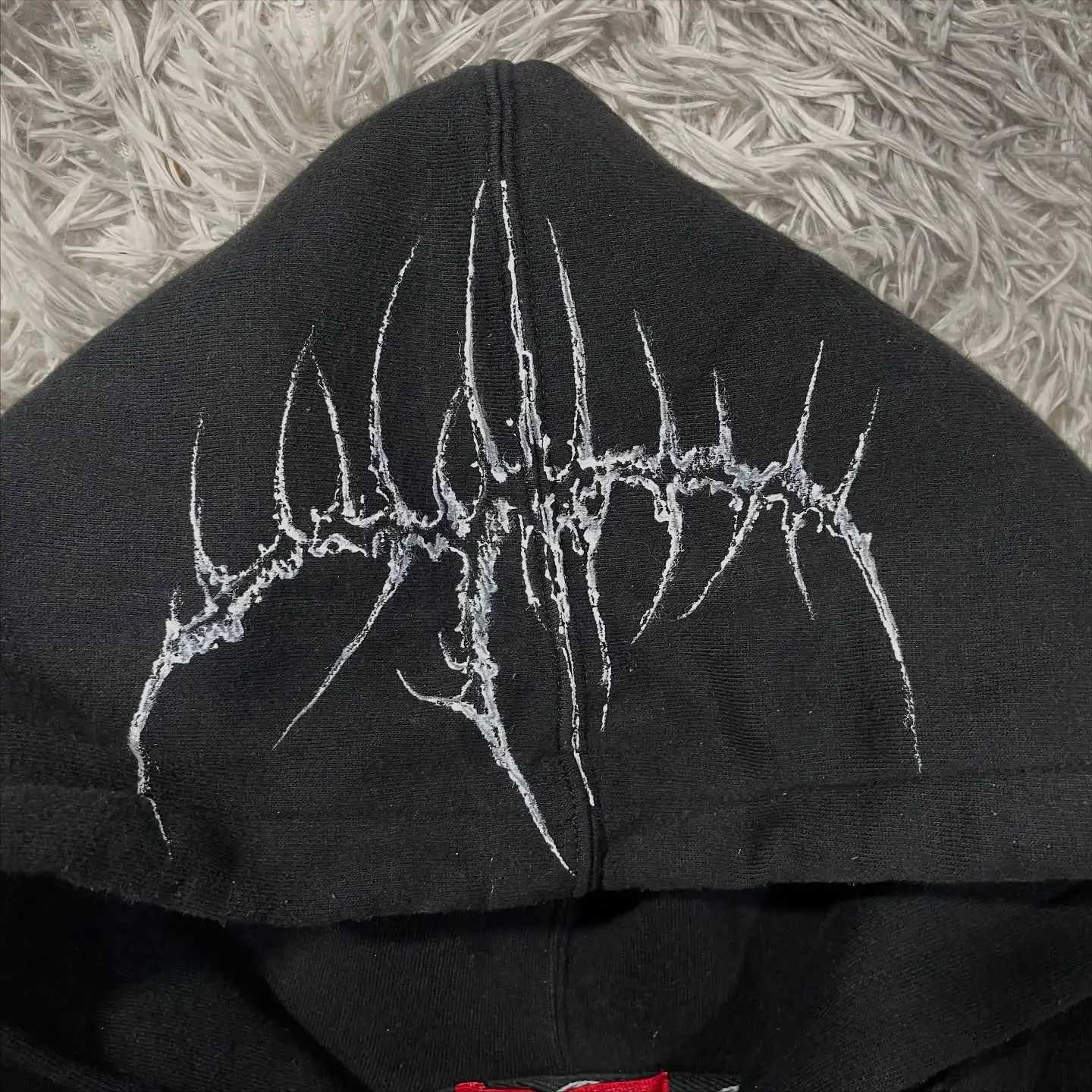 Y2K Cardigan Sports American Hooded Jacket Mens 2000 Autumn HipHop Street Niche Loose Gothic Retro Grunge Casual Couple Tops J251014