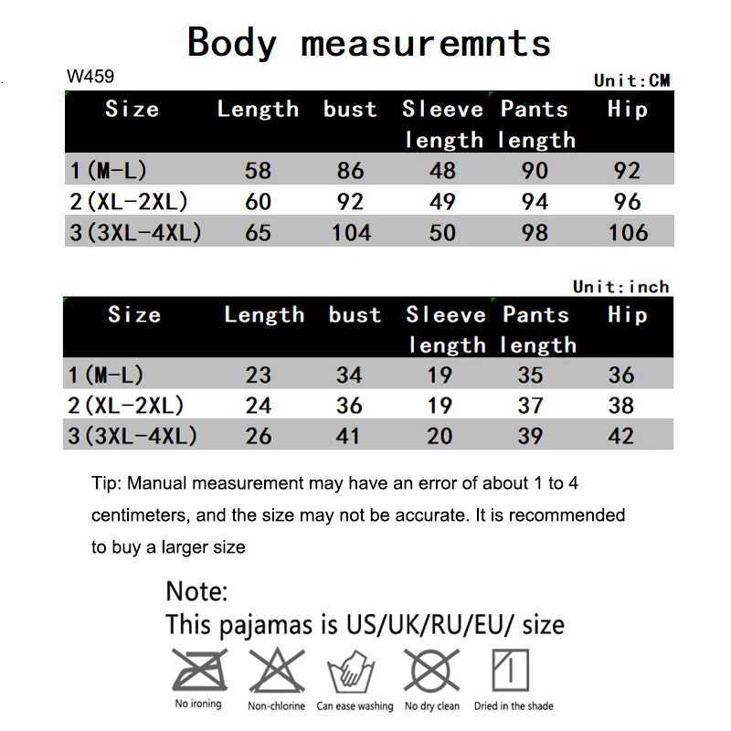 2PCSSet Women Big Size with Chest Pads Pajamas Spring Autumn and Winter LongSleeved Headset Loose Homewear Can Be Worn OutsideT251014