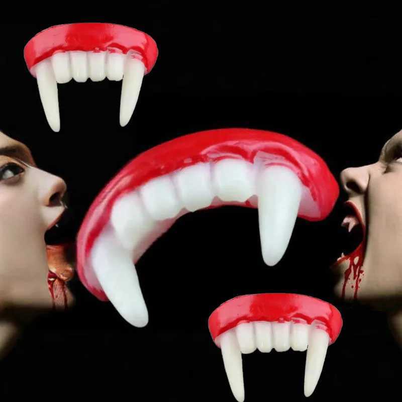 Horror Vampire Dentures Ghost Halloween Party Props Makeup Cosplay Performance Vampire Dentures Carnival Festival Party Supplies C251014