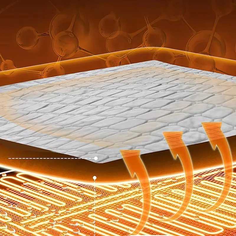 High Quty Winter Heating Electric Blanket 10level TemperatureAdjustable Thickened Soft Crystal Velvet Heating Blanket Shawl Y251014