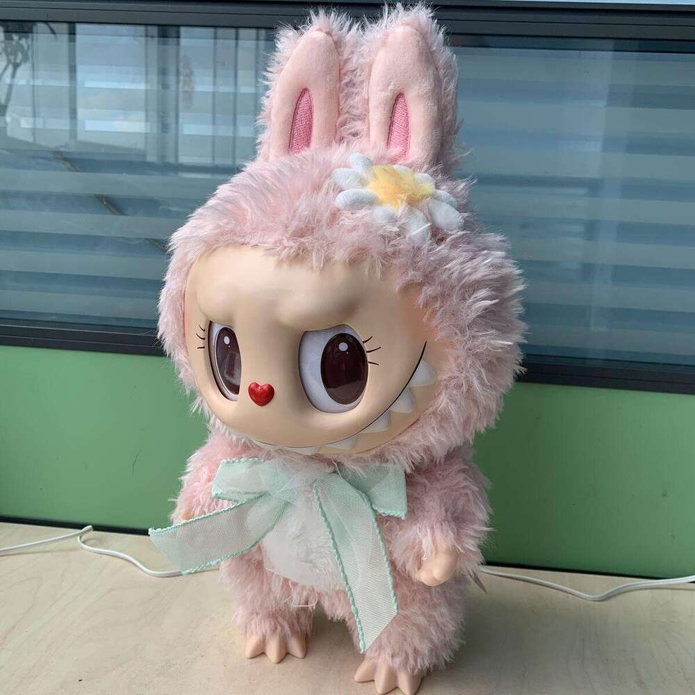 38Cm Pink Plush Doll Mokoko Close To Sweet Big Labubu Doll Sweetheart Series V1 In Stock