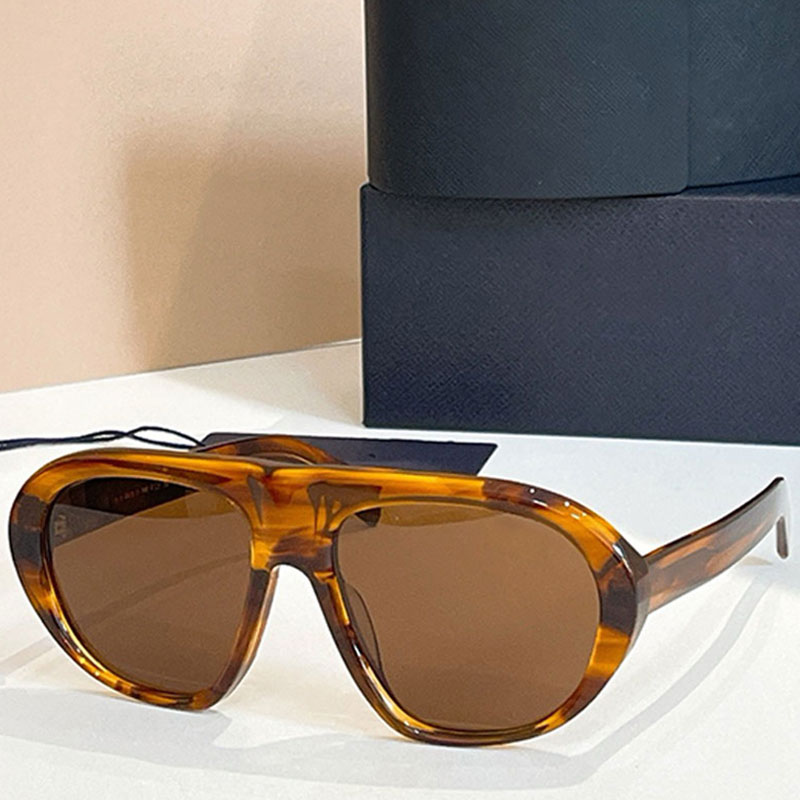 SPR C05 PR Eyewear Collection Sunglasses For Womens Streaked Lagoon Blue Acetate frame Olive green lenses womens business driving goggles SPR C05 with boxes