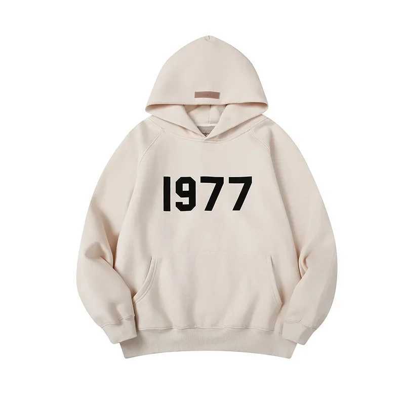 Mens Cotton Terry Pullover Hoodie Solid Long Sleeve Sweatshirt Male Hoodies Sweater Oversized Hoodie Warm Pullovers for Men J251203