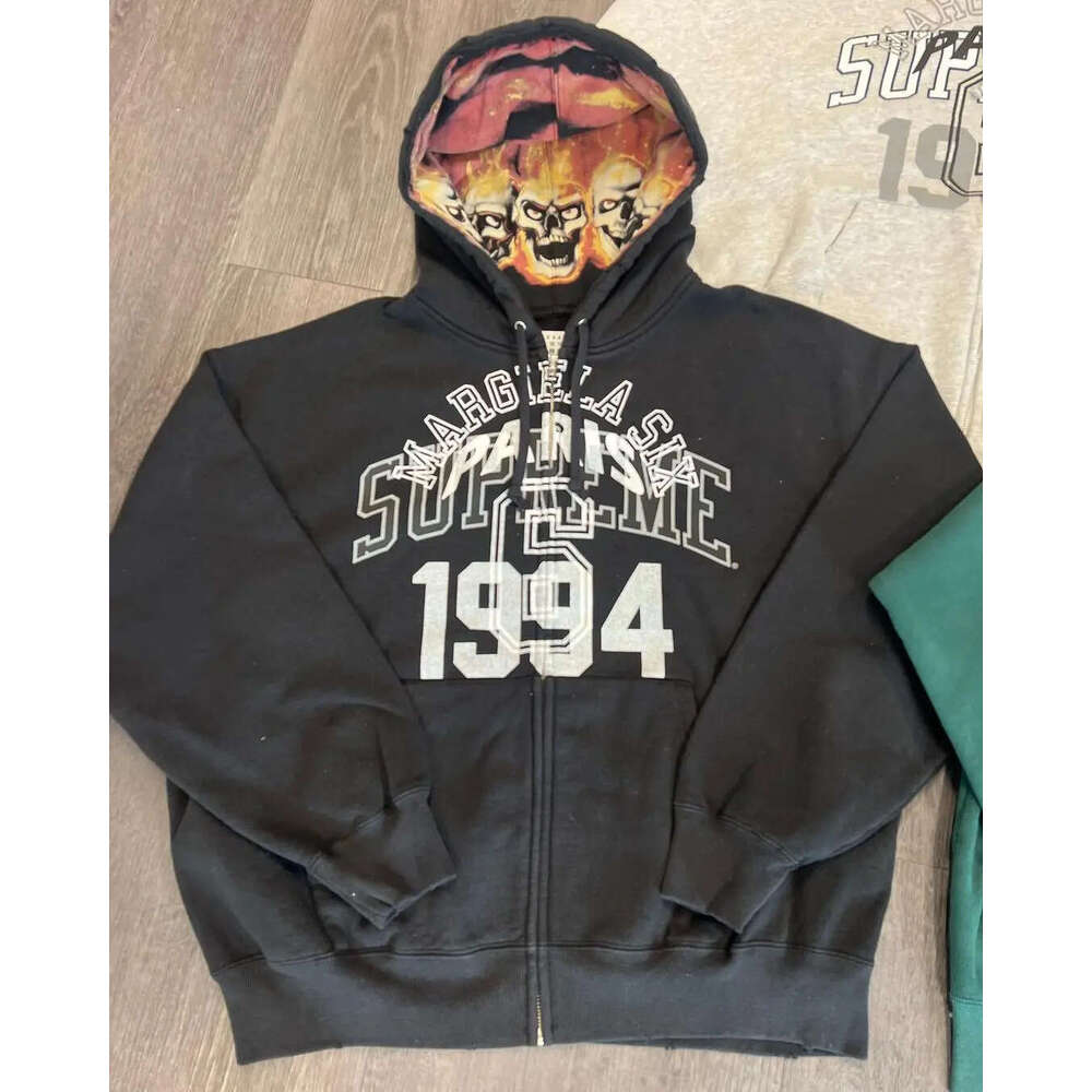 Zipper Cardigan 2025 New Cross-Border 1994 English Print National Trend Treasure Boy Hoodie