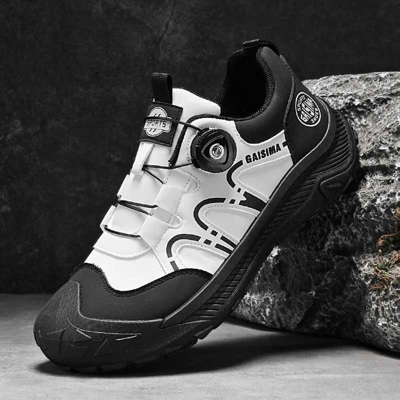 Fashion Knob Walking Shoes Men Outdoor AntiSlip Hiking Shoes For Men Platform Breathable Trekking Sneakers Men Working Shoes C251014