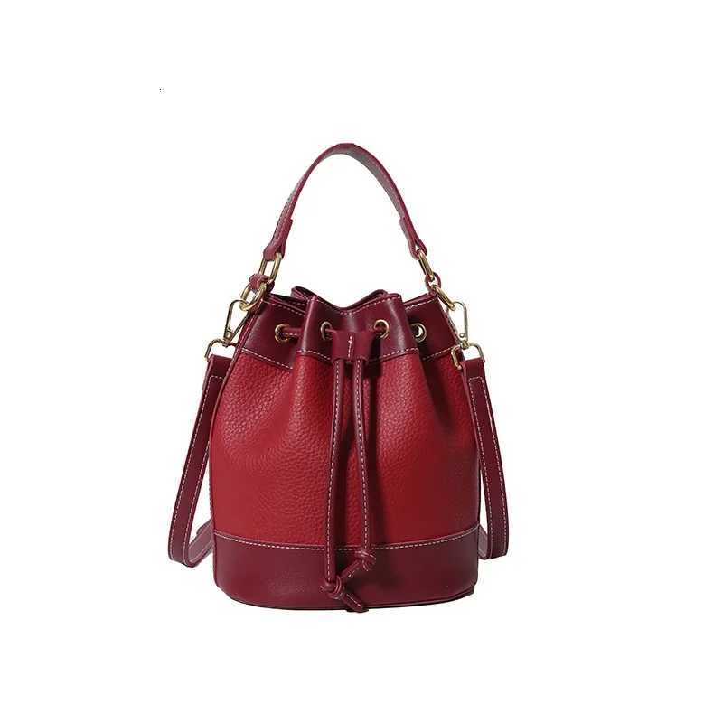 High Quality Bucket Bag Wens Fiable Shoder Bag Crossbody Bag Korean Style New 2025 Elegant Single Strap Bag D251014