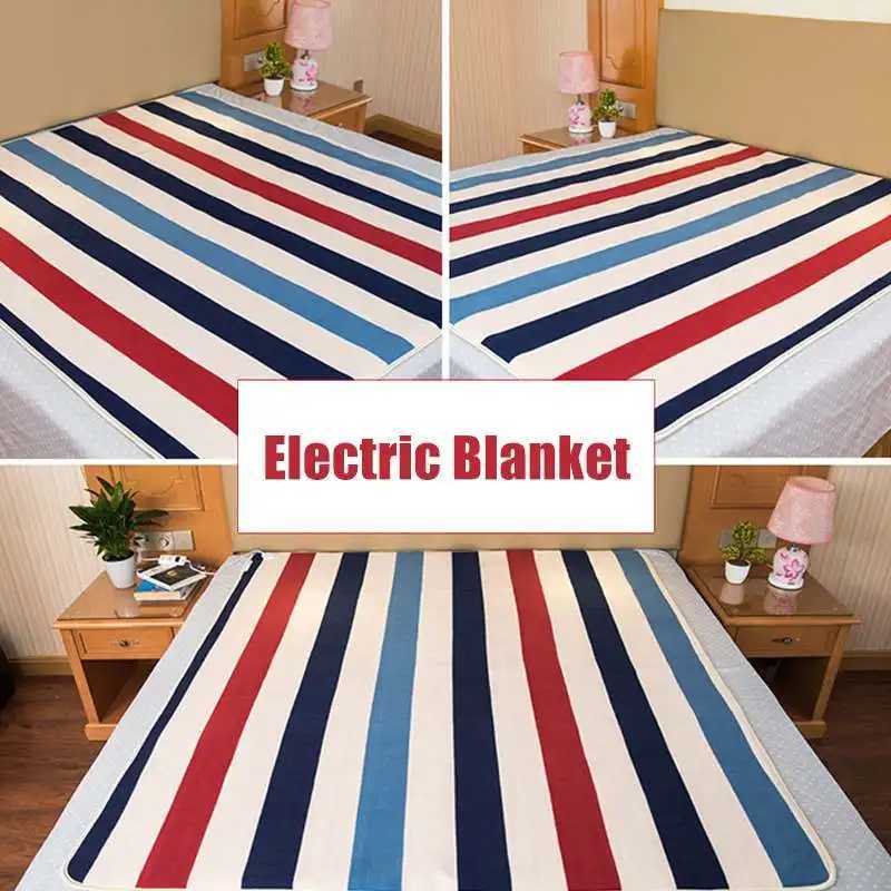 Electric Blanket 110220V Automatic Protection Type Thickening Electric Blanket Body Warmer Heated Blanket Electric Mat Carpet Y251014