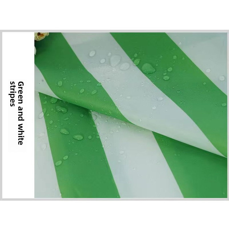 210D Thin Red Blue Green White Waterproof Oxford Cloth PU Coated Rainproof Color Stripe Fabric Wholesale