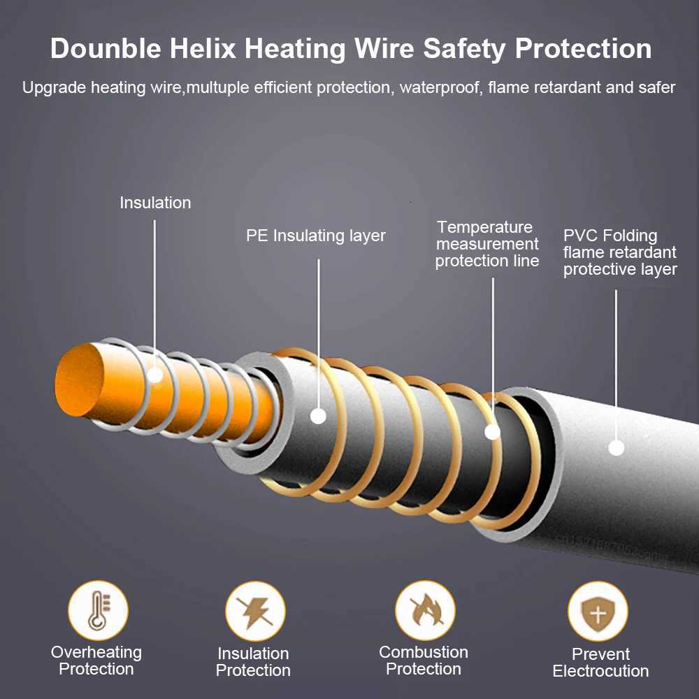 Electric Blanket 220V Thicker Automatic Thermostat Electric Heating Blanket Body Warmer Thermal Mattress for Room Blanket heated Y251014