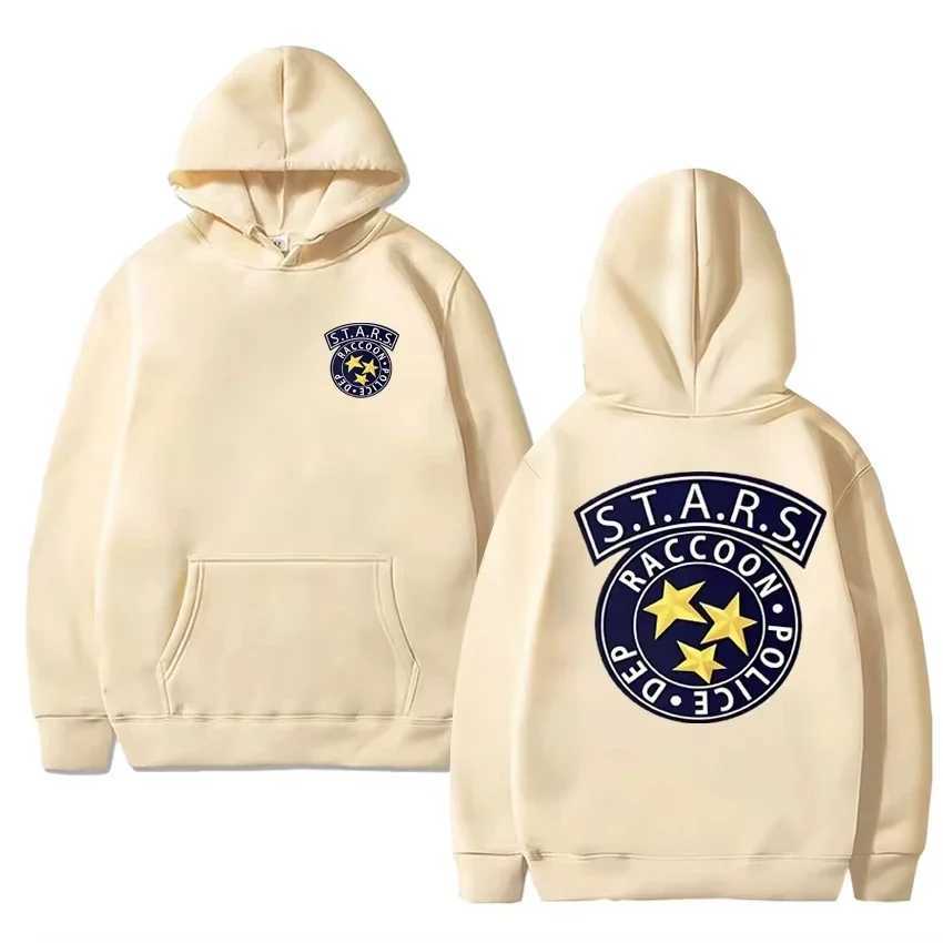 New in Limited Resident Evil Graphic Hoodie Men Women Harajuku fashion Y2k Sweatshirt Unisex Casual Fleece Long sleeve pulloversJ251115