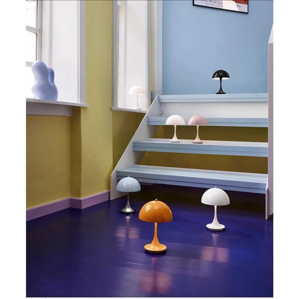 Denmark USB portable charging small desk lamp Nordic LED dimmable bedroom study bedside ambient light outdoor camping Z251014