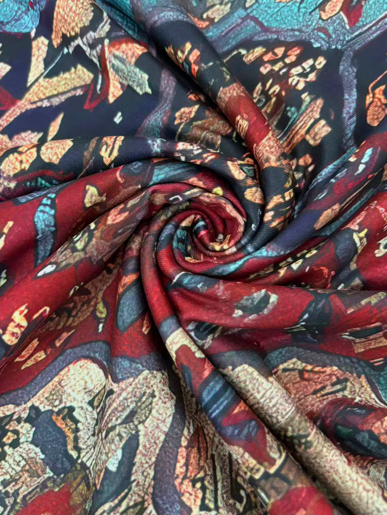 Women's Spring Summer New Retro Printed Versatile Ethnic - Style Midi Dress - Travel, Vacation & Daily Office Wear-CF51104