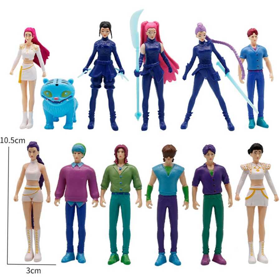 511cm Anime Kpop Demon Hunters Figure Toys Gaming Peripherals PVC Model Desk Decoration Figures Toy For Kid Christmas Gift