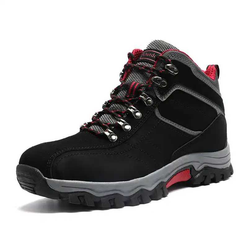 Waterproof Hiking Boots Men Autumn Winter Nonslip Lightweight Breathable Hiking Shoe Outdoor Trekking Hiking Shoes Hunting Shoe C251014