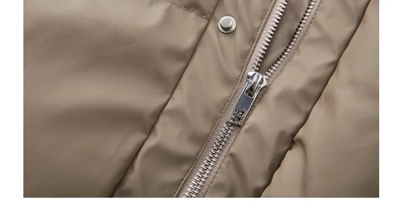 Mens Fashion Winter Warm Puffy Parkas With Removable Fur Collar Cotton Padded Thick Thermal Puffer Overcoat Jacket Outerwear 251011