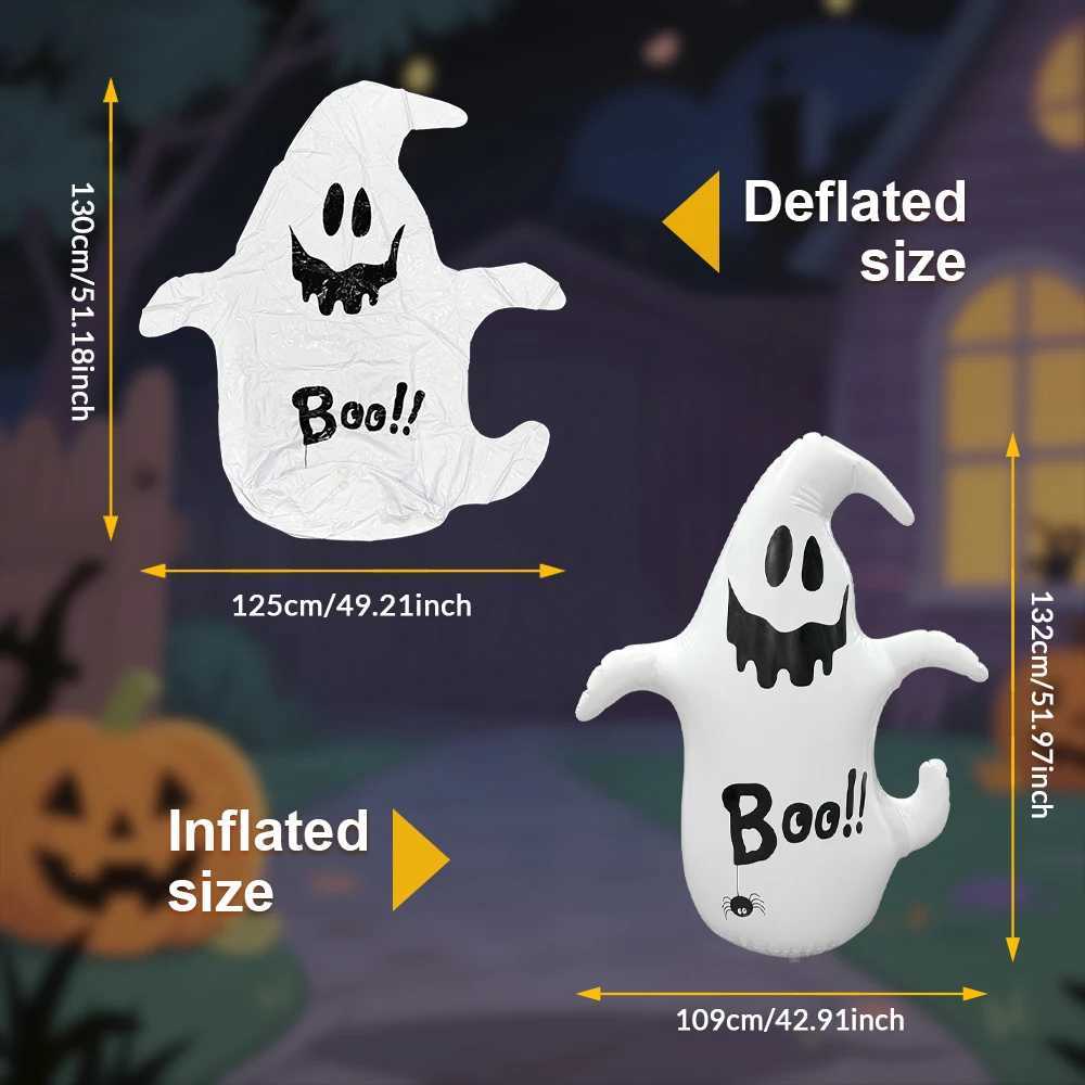 1 Ghost Tumbler Inflatable Decorations Halloween Decorations White Ghost Tumbler Suitable for Holiday Indoor and Outdoor Decoration Inflatable Water F