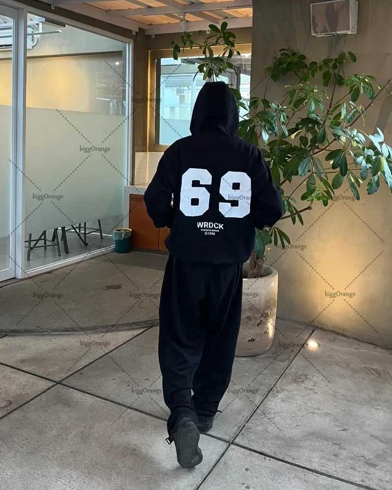 2024 American New Style Letter Print Fashion Loose Zipper Hoodie Men Harajuku R Casual Versatile Oversized Sweatshirt Women W251014