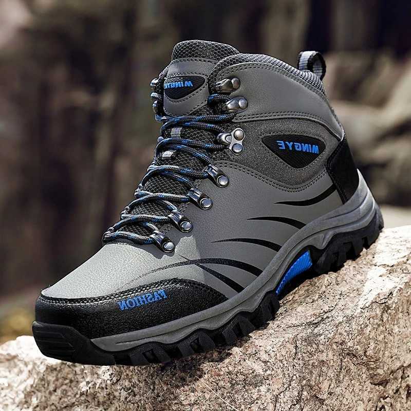 Hiking Shoes Men Waterproof Ankle Boots Outdoor Mountain Climbing Sneakers Nonslip Durable Trekking Sports Offroad Shoes C251014