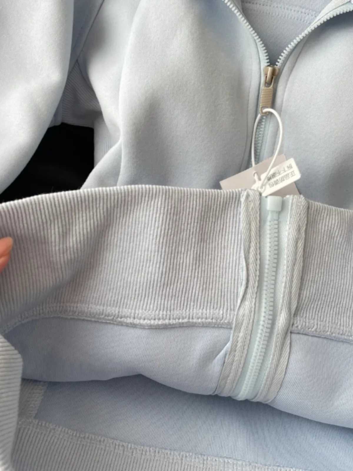 Early Spring American Sle Slim Fit Sportswear Hoodie Womens Autumn Winter Cloes Casual Open Cardigan Top Coat W251014