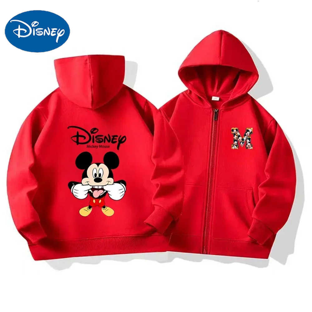 Disney Kawaii 2025 Fashion Disneyland Trip Vacation Caricature Hoodie Childrens Top Cartoon Kids Clothing for Girls And Boys H251014