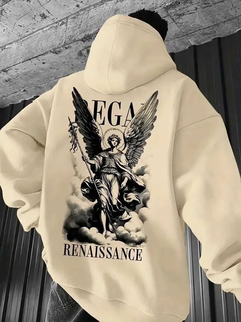 The new mens sweatshirt for Spring and Autumn 2025 is comfortable soft and casual featuring roller skating and street wear J251203