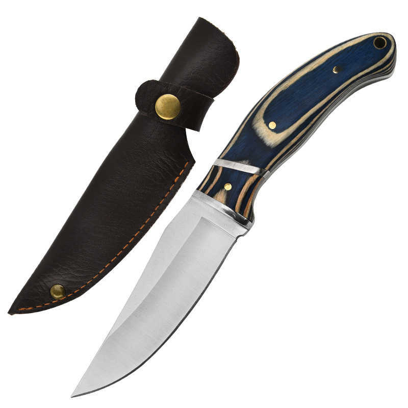 Meat Knife Handheld Meat Knife Stainless Steel Portable Meat Cutting Knife Outdoor Knife Beef and Lamb Knife Fruit Knife H251015