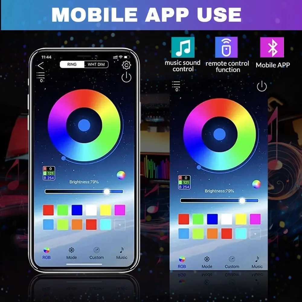 12W Home Car Roof Star Light 5001000Pcs Fiber Optic Headliner Kit Led Atmosphere Light with RGB Meteor Music APP Control X251015