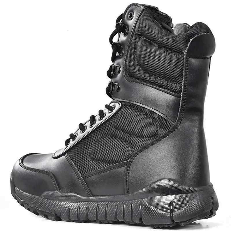 New ather Tactical Boots Shoes For Men Desert Combat Outdoor Hiking Boots Ank Shoes Men Tactical Boots Y251015