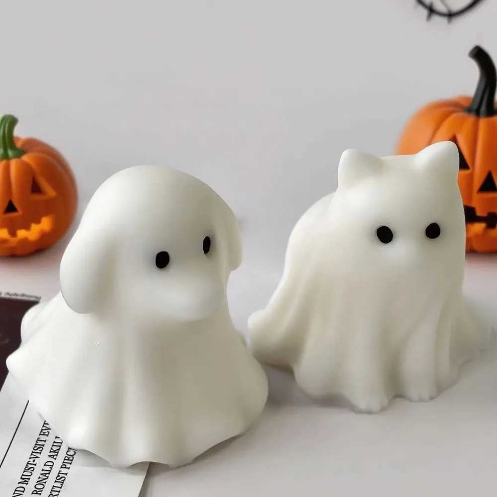 Silicone Mold DIY Spooky Cat Dog Decor Silicone Mould Pumpkin Craft Wax Resin Home Party Decoration Halloween Ghost Candle C251015