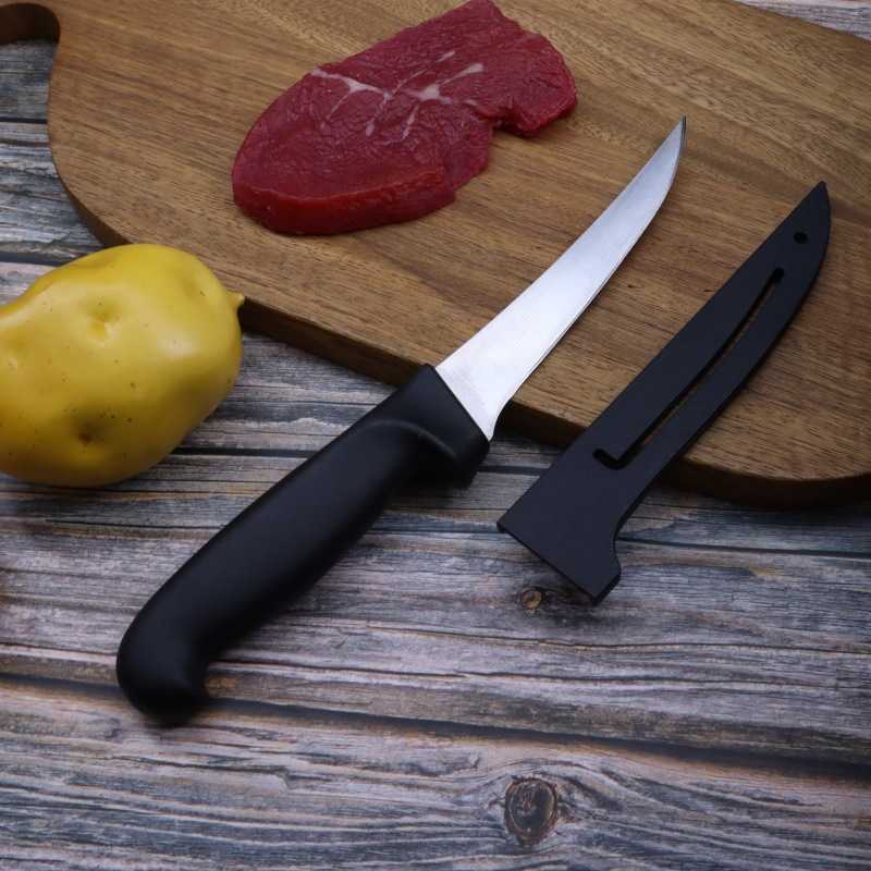 Pig Butchering Boning Knife Forged Commercial Slaughter Knife Special Handmade Hammered Pointed Knife Beef Sheep Cutting Knife Meat Cutting Knife H251