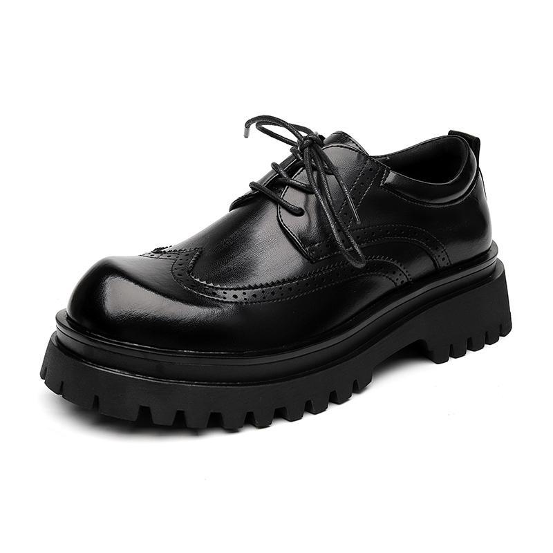 Free shipping Designer Dress Shoes Fashion mens shoes 2025 autumn winter new highquality light luxury casual leather shoes size 38-45 black