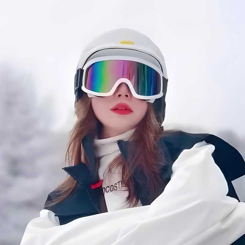 Adult Outdoor Ski Goggles Mountaineering Goggles Unisex Ski Glasses Snow Windproof Goggles Outdoor Glasses H251015
