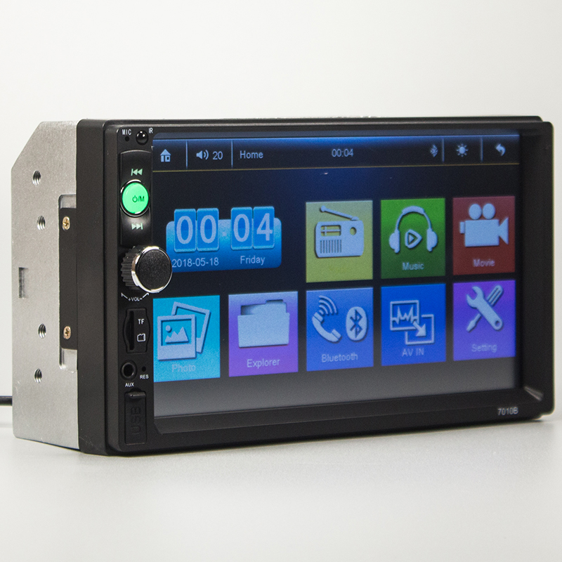 Universal 2 Din Car Radio 7" Touch Screen Multimedia Player Car Player Auto Universal MP5 Player Auto Audio USB TF Bluetooth With Rearview Camera