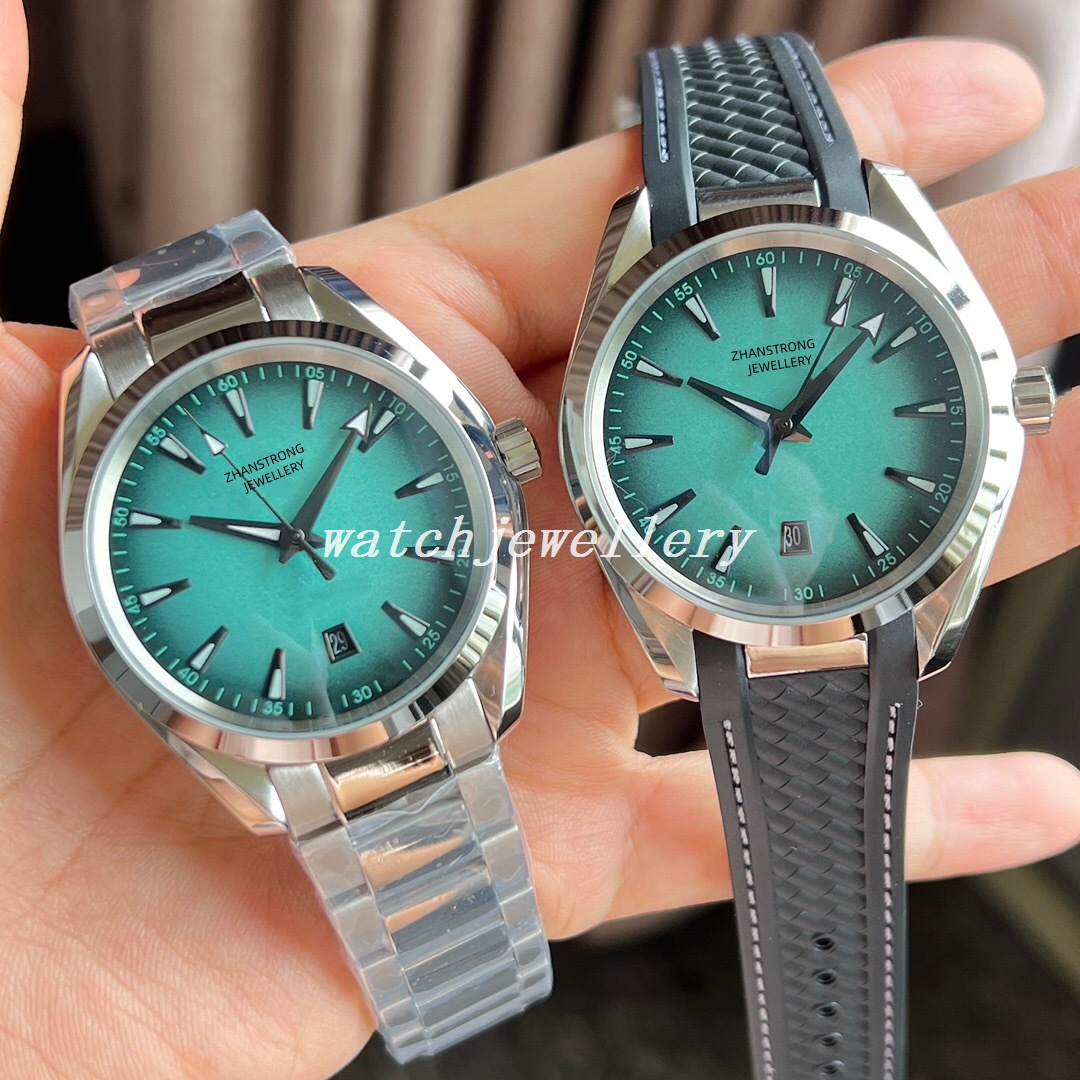 Top Fashion Mens Watch Watches High Quality Designer Automatic Mechanical 42mm 150m Red Green Watch Rubber Strap Stainless Steel Man Wristwatch with Waterproof