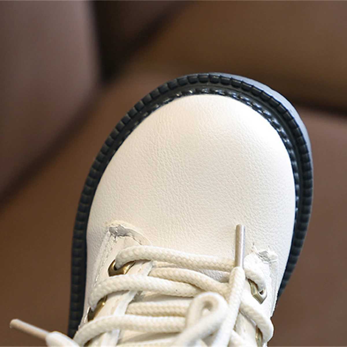 Kids Fashion Casual Boots Toddler Boys Girls Autumn Winter Leather Snow Boots Children Running Shoes Sport Snow ShoesT251015