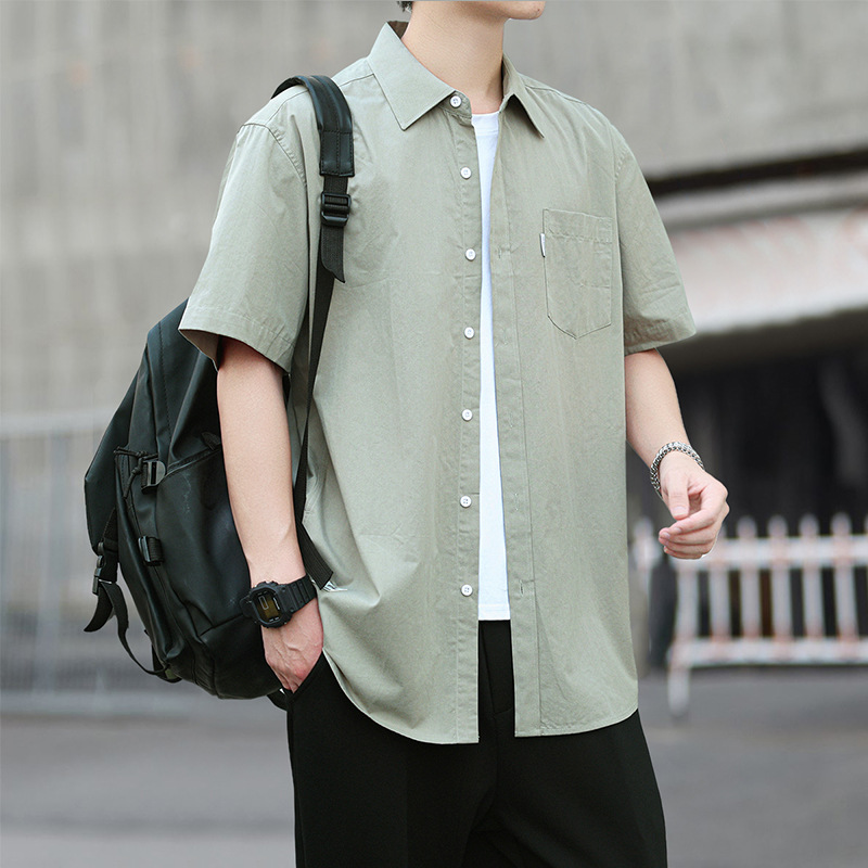 C101503 Men's autumn jacket 2024 Korean style trendy tops stand collar men's jacket