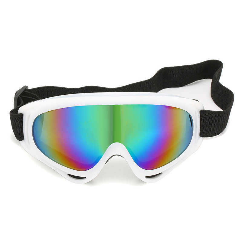 White Colorful Winter Ski Goggles Motorcycle Windproof Goggles Sports Climbing Goggles Outdoor Cycling Goggles H251015