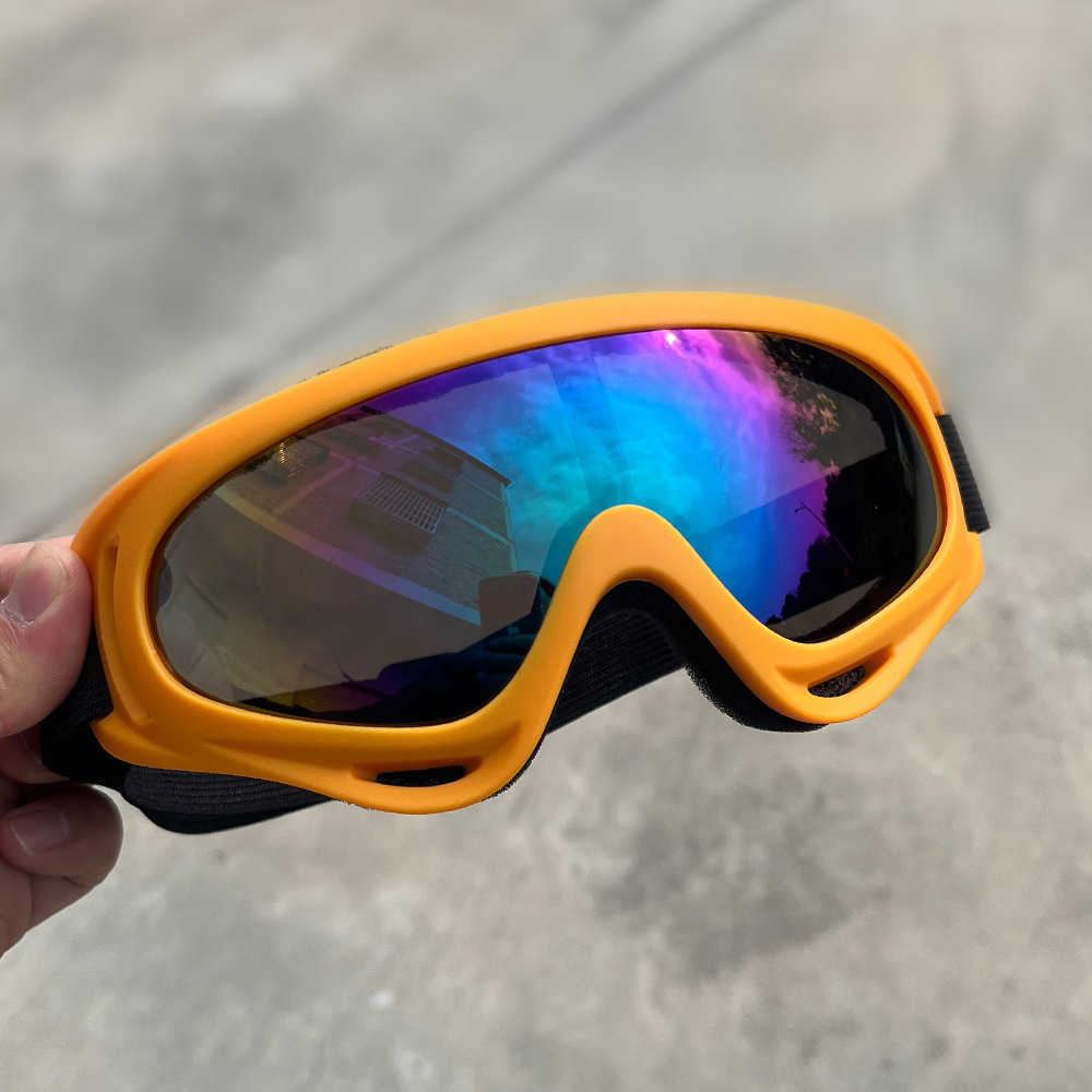 X400 White Childrens Ski Goggles Motorcycle Goggles Skiing Glasses Labor Protection Glasses for Men and Women H251015