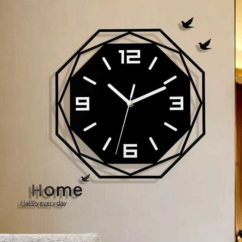 Modern minimst decorative wall clock silent acrylic material minimst personty atmospheric art quartz clock C251015