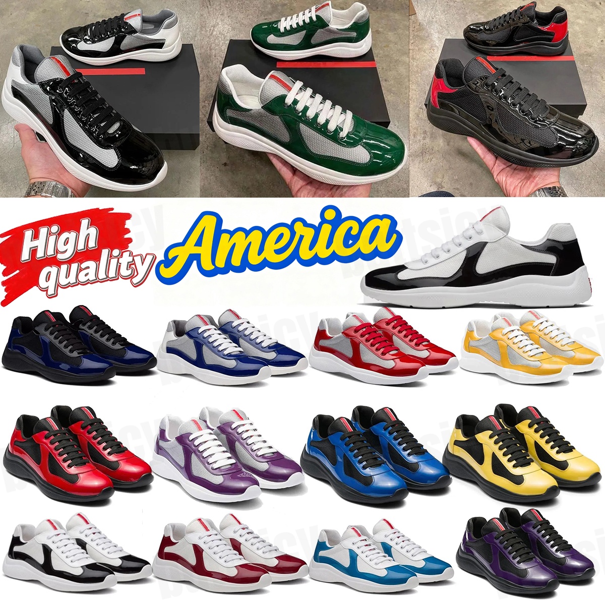 Designer American Cup Sneakers Luxury Leather Trainers For Men Women Casual Walking Shoes Low Top Outdoor Sport Shoes