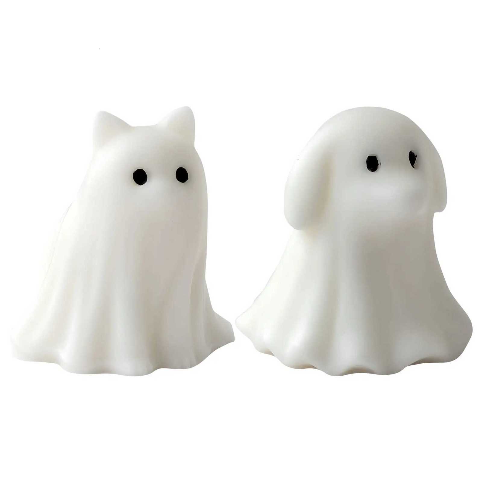 Halloween Candle Molds Ghost Puppy Cat Silicone MoldCute Epoxy Resin Moulds Craft Supplies Making Chocolate Cake Decor Soap C251015