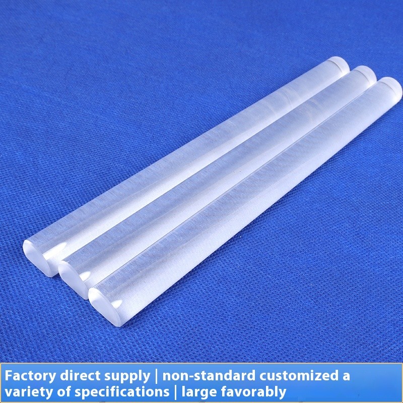 Wholesale custom quartz semi-circular rods, quartz beakers, quartz tubes, optical lenses, and bulk customization of laboratory quartz chemical tools