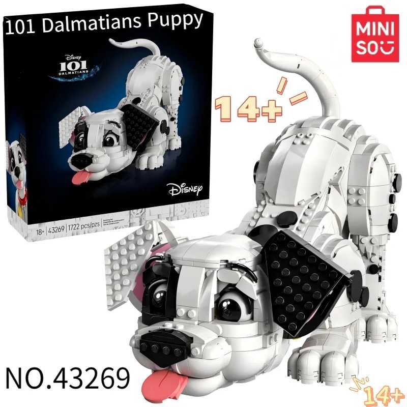 1722pcs MINISO Popular Movie Game 101 Dalmatians Puppy 43269 Building Block Puzzle Model For Kids Holiday Birthday Christma Gift Y251014