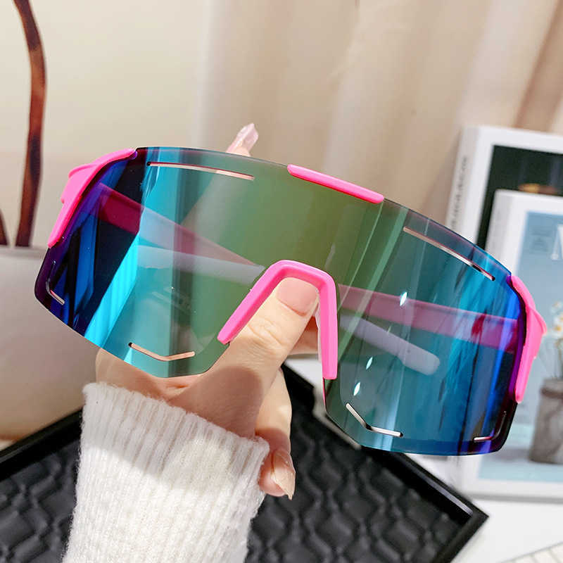 New Colorful Cycling Mountaineering Sports Sunglasses Cycling Goggles Ski Goggles Driving Uv Protection Sunglasses H251015