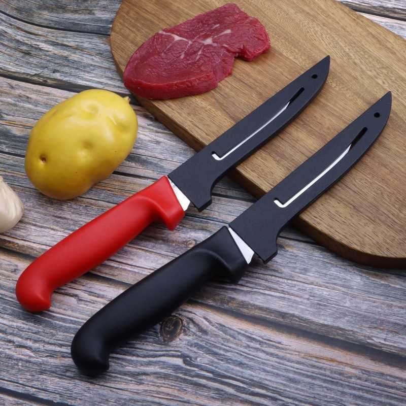 Pig Butchering Boning Knife Forged Commercial Slaughter Knife Special Handmade Hammered Pointed Knife Beef Sheep Cutting Knife Meat Cutting Knife H251