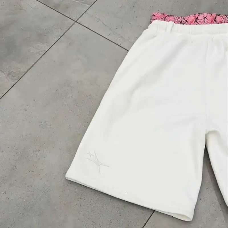 2025 New summer double waistband shorts Hiphop Harajuku style casual midlength shorts drawstring shorts for men and womenT251015